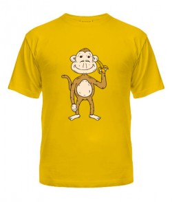 Чоловіча футболка Мавпа і банан