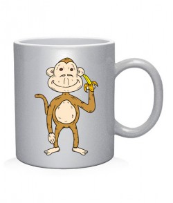 Чашка арт Мавпа та банан