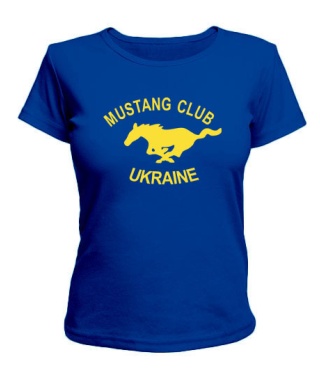 Жіноча футболка Mustang Club Ukraine