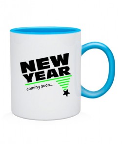 Чашка New year coming soon