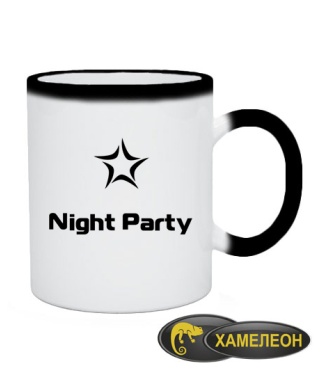 Чашка хамелеон Night party