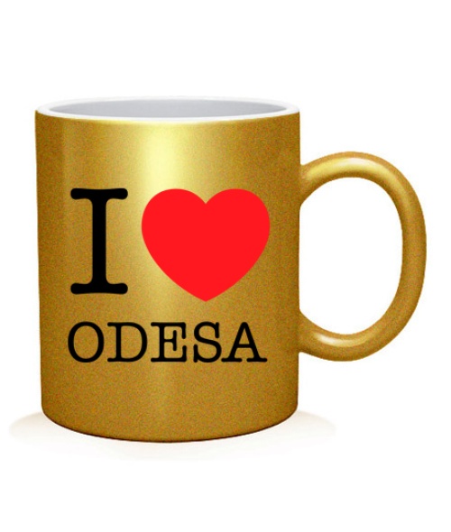 Чашка арт I love Odesa