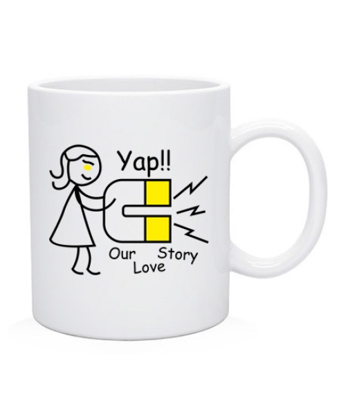 Чашка Our love story (для неї)