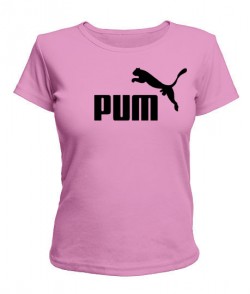 Женская футболка (Розовая XXL) PUM