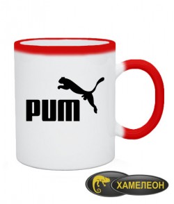 Чашка хамелеон PUM