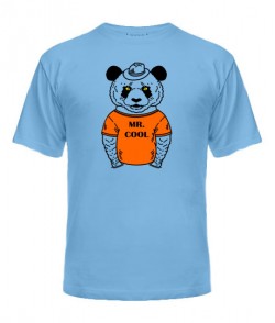 Чоловіча футболка Панда-хіпстер