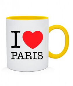 Чашка I love Paris