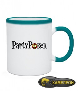 Чашка хамелеон Party Poker
