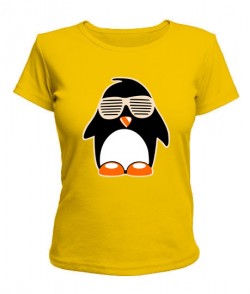 Жіноча футболка Пінгвін