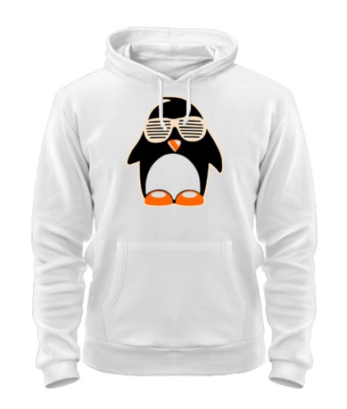 Толстовка-худі (Чорний M) Пінгвін