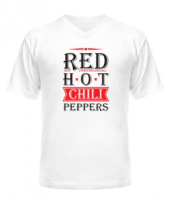 Чоловіча футболка з V-подібним вирізом Red Hot Chili Peppers Варіант №3