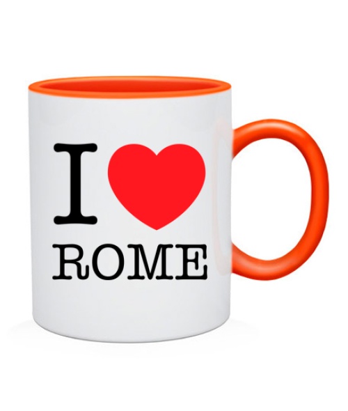 Чашка I love Rome