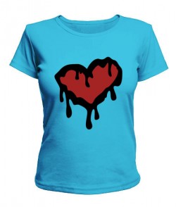 Женская футболка Сердце №11