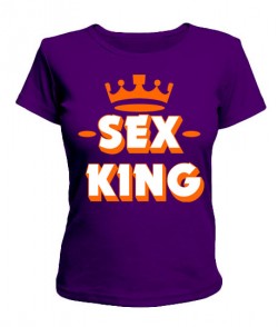 Женская футболка Sex King