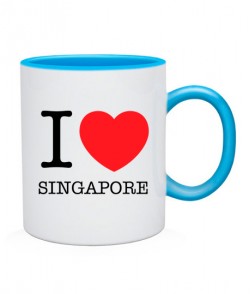 Чашка I love Singapore