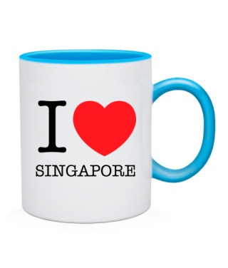 Чашка I love Singapore