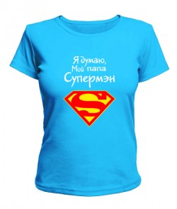 Жіноча футболка Супермен Варіант 4