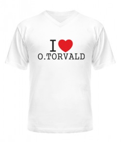 Чоловіча футболка з V-подібним вирізом O.Torvald №11