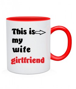Чашка This is My wife, husband (для нього)