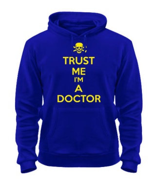 Толстовка-худі Trust me I'm a doctor