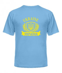 Мужская Футболка Україна-Ukraine