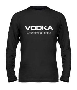 Мужской Лонгслив VODKA - Connecting People