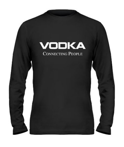 Чоловічий лонгслів VODKA - Connecting People