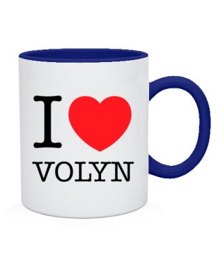 Чашка I love Volyn