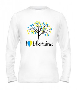 Чоловічий лонгслів Я люблю Ukraine