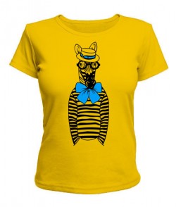 Жіноча футболка Зебра-хіпстер