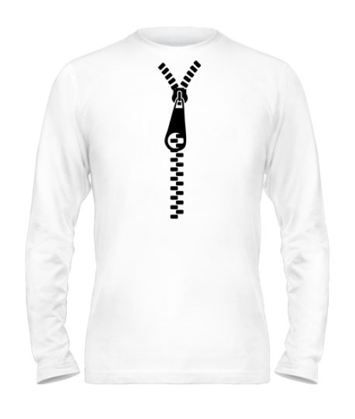 Чоловічий лонгслів Зіппер