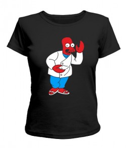 Женская футболка Зойдберг-Футурама