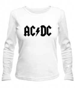 Женский лонгслив AC-DC