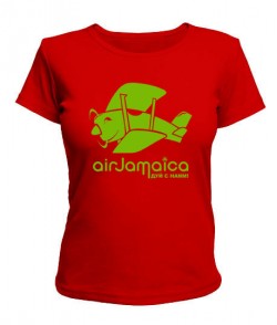 Жіноча футболка airJamaiсa - дуй з нами