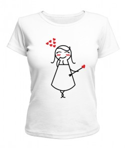 Женская футболка Влюбленные