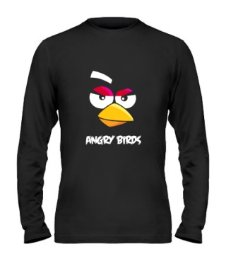 Мужской Лонгслив Angry Birds Вариант 5