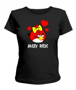 Женская футболка Angry Birds Вариант 13
