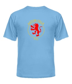 Чоловіча футболка (Блакитний XL) Aston VilLa