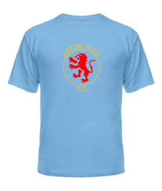 Чоловіча футболка (Блакитний XL) Aston VilLa