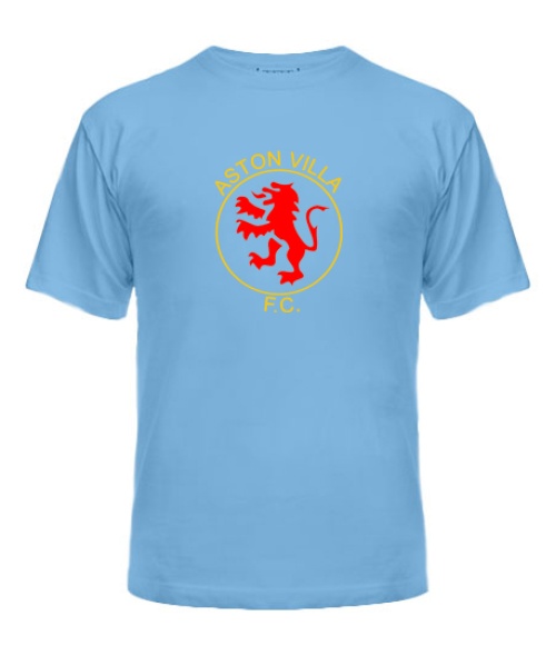 Чоловіча футболка (Блакитний XL) Aston VilLa
