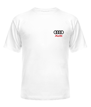 Чоловіча футболка преміум (Білий M) "Оксамит" AUDI (А6)