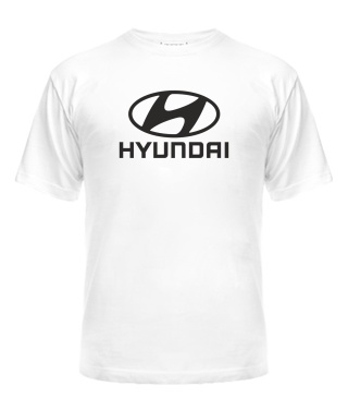 Чоловіча футболка (Біла L) HYUNDAI (А4)