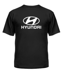 Мужская футболка премиум "Бархат" HYUNDAI (А4)