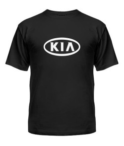 Мужская футболка премиум "Бархат" KIA (А4)