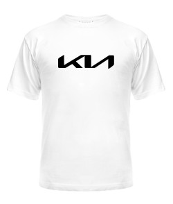 Мужская футболка премиум "Бархат" KIA new (А4)
