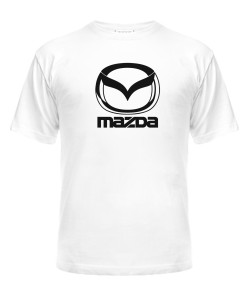 Мужская футболка премиум "Бархат" MAZDA (А4)