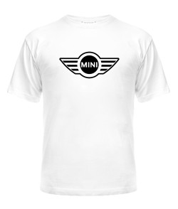 Мужская футболка премиум "Бархат" MINI COOPER (А4)