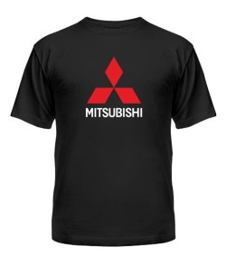 Мужская футболка премиум "Бархат" MITSUBISHI (А4)