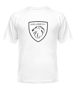 Мужская футболка премиум "Бархат" PEUGEOT (А4)