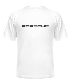 Мужская футболка премиум "Бархат" PORSCHE (А4)